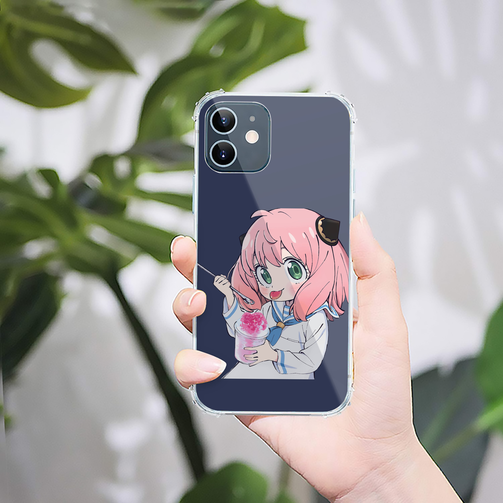 （画像用） SPY×FAMILY间谍家家酒 【iPhone 12シリーズ対応】透明スマホケース（クリアソフトケース）